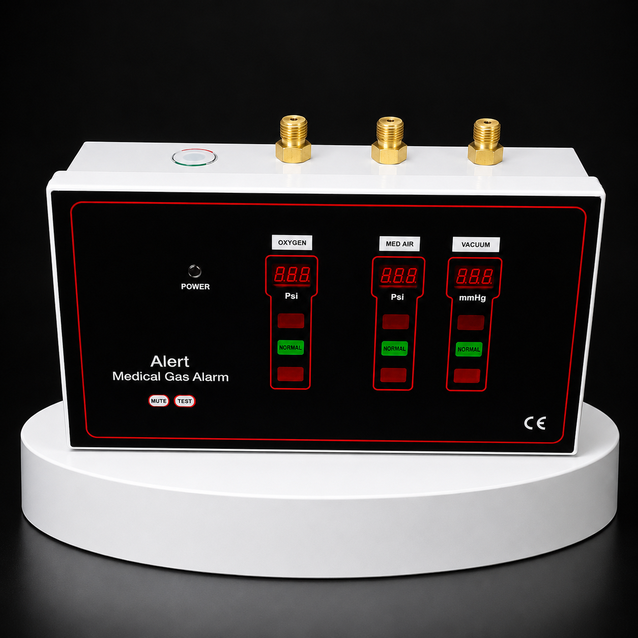 Three Gas Digital Medical Alarm System